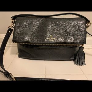 Kate Spade black leather bag
